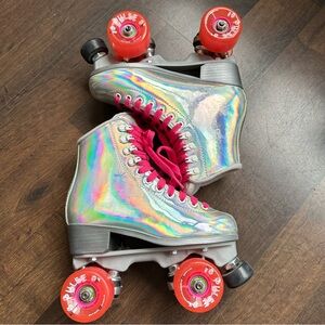 Holographic Roller Skates
